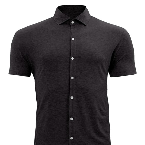 elselect Casual Button-Down Cotton Long Sleeve Stretchy Business Formal - Picture 4 of 5